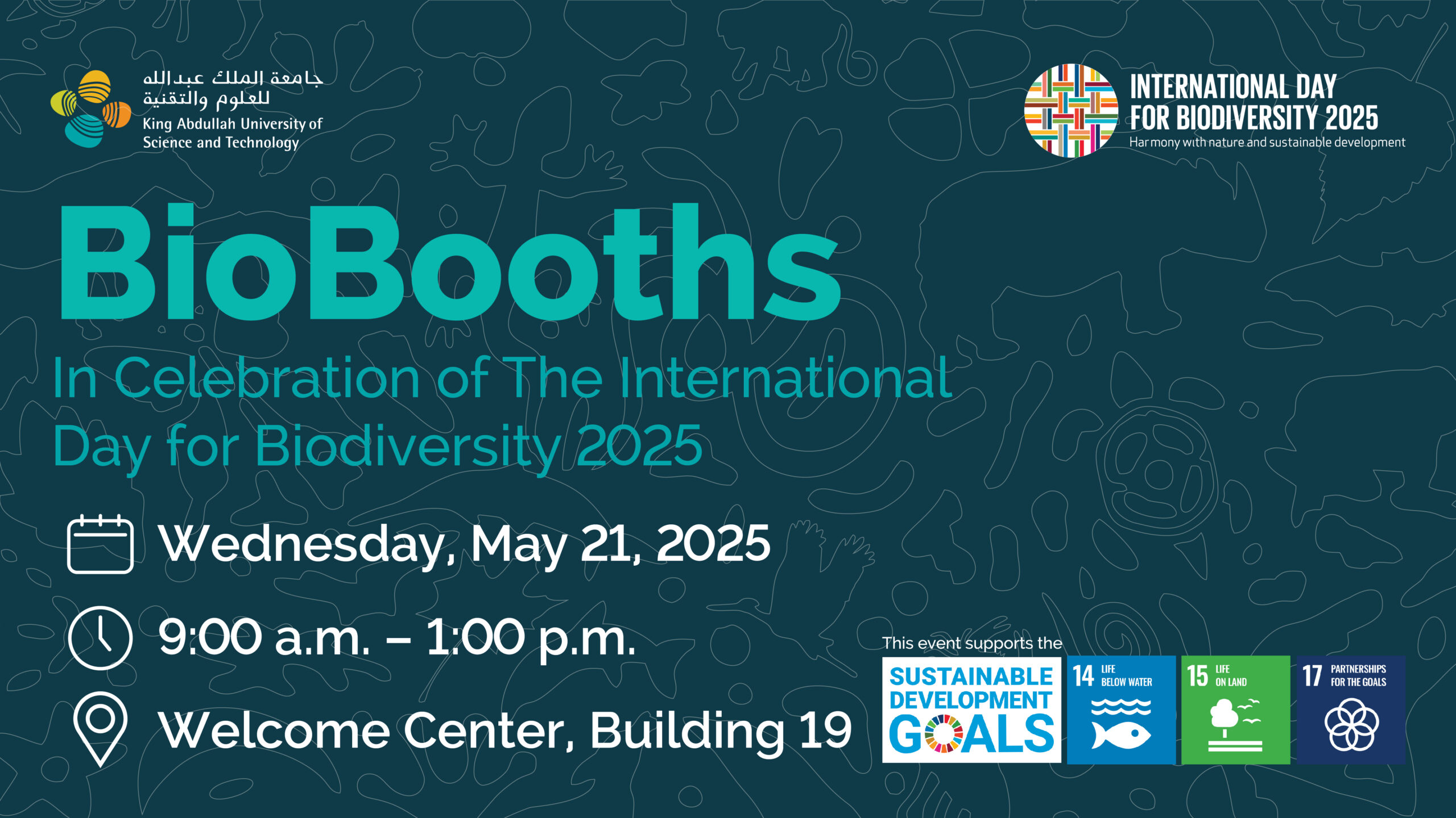 Celebrate World Biodiversity Day at KAUST: BioBooths 2025