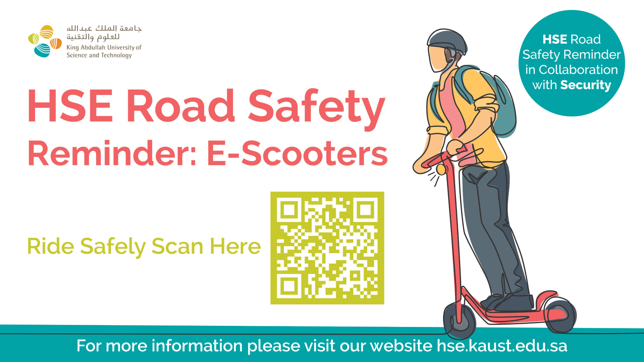 HSE Road Safety Reminder: E-Scooters 